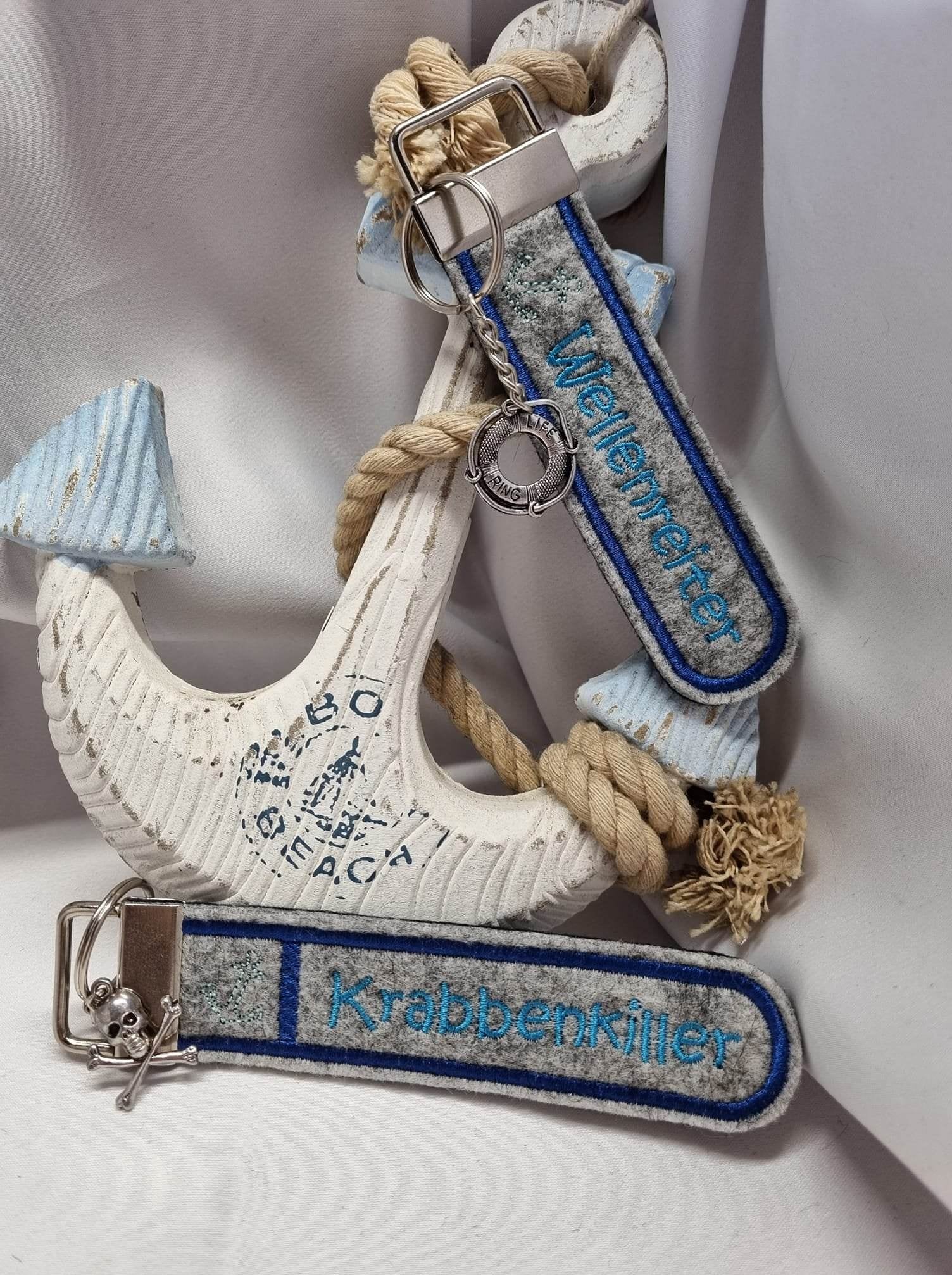 Stickdatei Set ITH Schlüsselanhänger Maritim Vol. I - Sewando