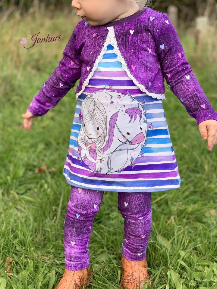 Happy Merle - Gr. 74 - 152 - Tunika + Kleid + Bolero Schnittmuster - Sewando