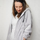 Oversize Sweatjacke #seweasy Damen Gr. 32-60