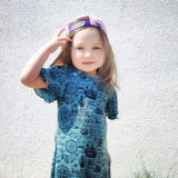 Kleid "SummerWind" Schnittmuster für Wolle-Seide, Viskose-Jersey o.ä. 86-140