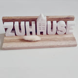 3D Druck Datei – Schriftzug Zuhause für den 3D Drucker : - Sewando