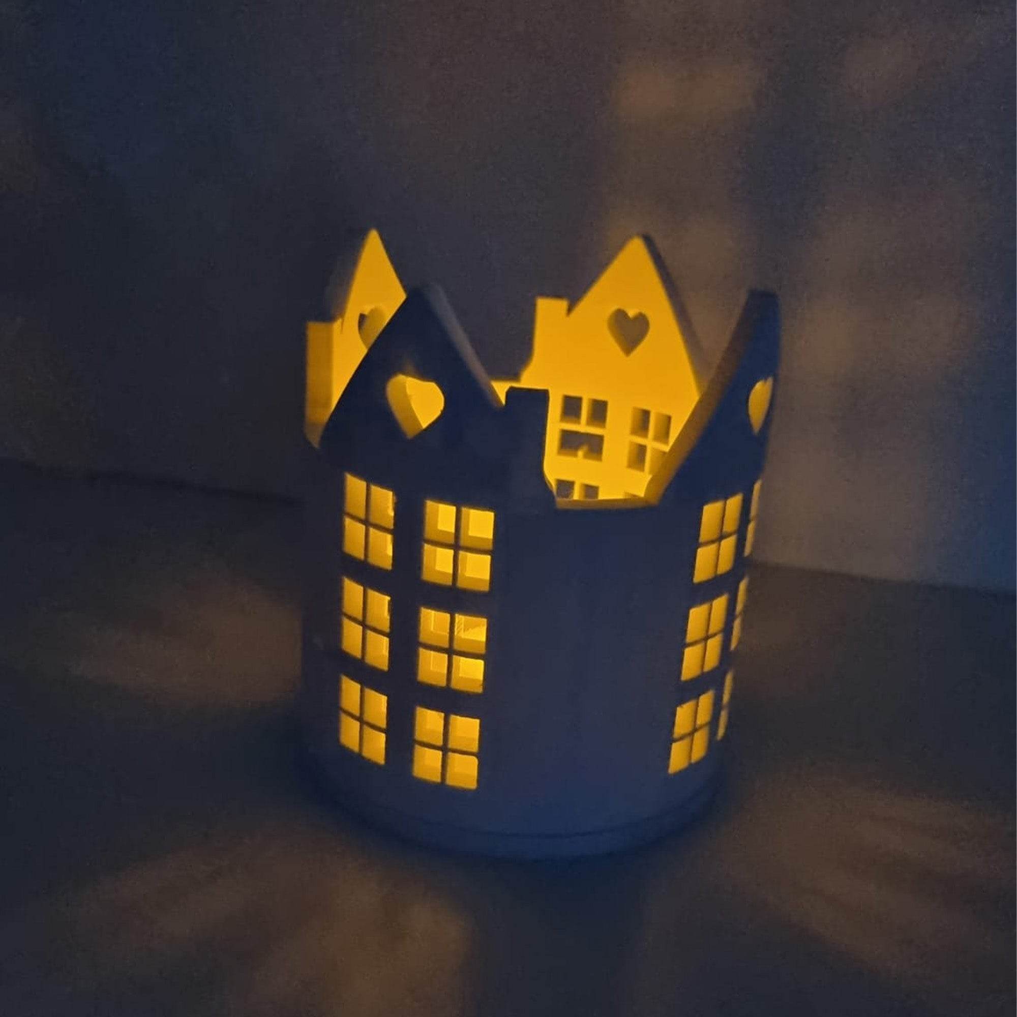 3D Druck Datei – Schriftzug Häuserrunde für den 3D Drucker : - Sewando