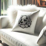 Stickdatei Cavalier King Charles Cavalier Spaniel "Lotte" - realistisch - FÜR HELLE STOFFE