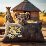 Stickdatei Applikation Leopard "Finn" - realistisch - FÜR HELLE & DUNKLE STOFFE