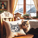 Stickdatei Applikation Katze "Tabby" - realistisch - FÜR HELLE UND DUNKLE STOFFE