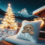 Stickdatei Applikation Cockapoo "Funny" - realistisch - FÜR HELLE & DUNKLE STOFFE