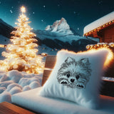 Stickdatei  - Weniger Stiche Pomeranian "Lou"  -realistisch - FÜR HELLE STOFFE