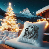 Stickdatei  Bearded Collie "Mike" - realistisch - FÜR HELLE STOFFE
