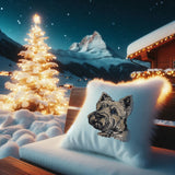 Stickdatei Applikation Cairn Terrier "Cully" - realistisch - FÜR HELLE & DUNKLE STOFFE