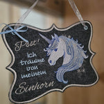 Einhorn Stickdatei, winterliches Märchenmotiv für deine Stickmaschine - Sewando
