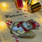Eichhörnchen Stickdatei, kuscheliger Wintercharme für deine Stickmaschine - Sewando