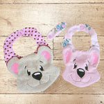 Stickdatei Teddy Sabberlatz, Lätzchen Set 2578 - Sewando