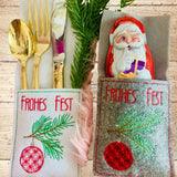 Stickdatei Weihnachten Bestecktasche Set 990