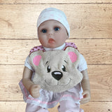 Stickdatei Teddy Sabberlatz, Lätzchen Set 2578 - Sewando