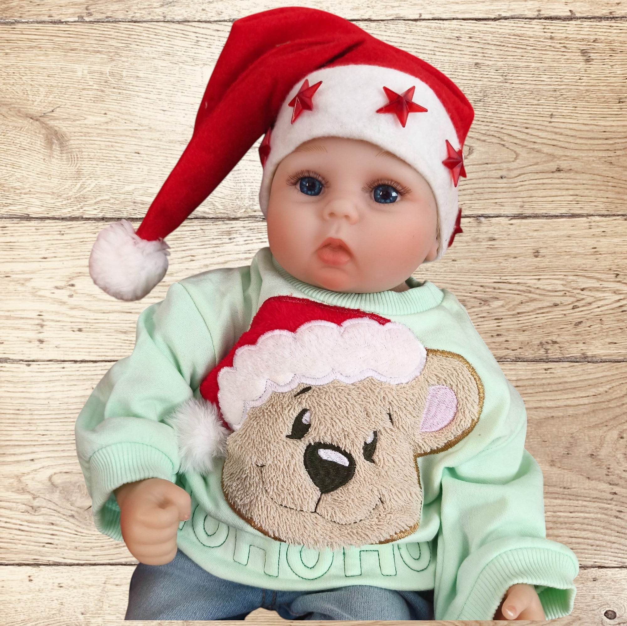 Stickdatei Weihnachten Teddy Kopf Applikation Set 2575 - Sewando