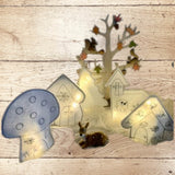 Stickdatei Herbst LED Dorf Set 888 - Sewando
