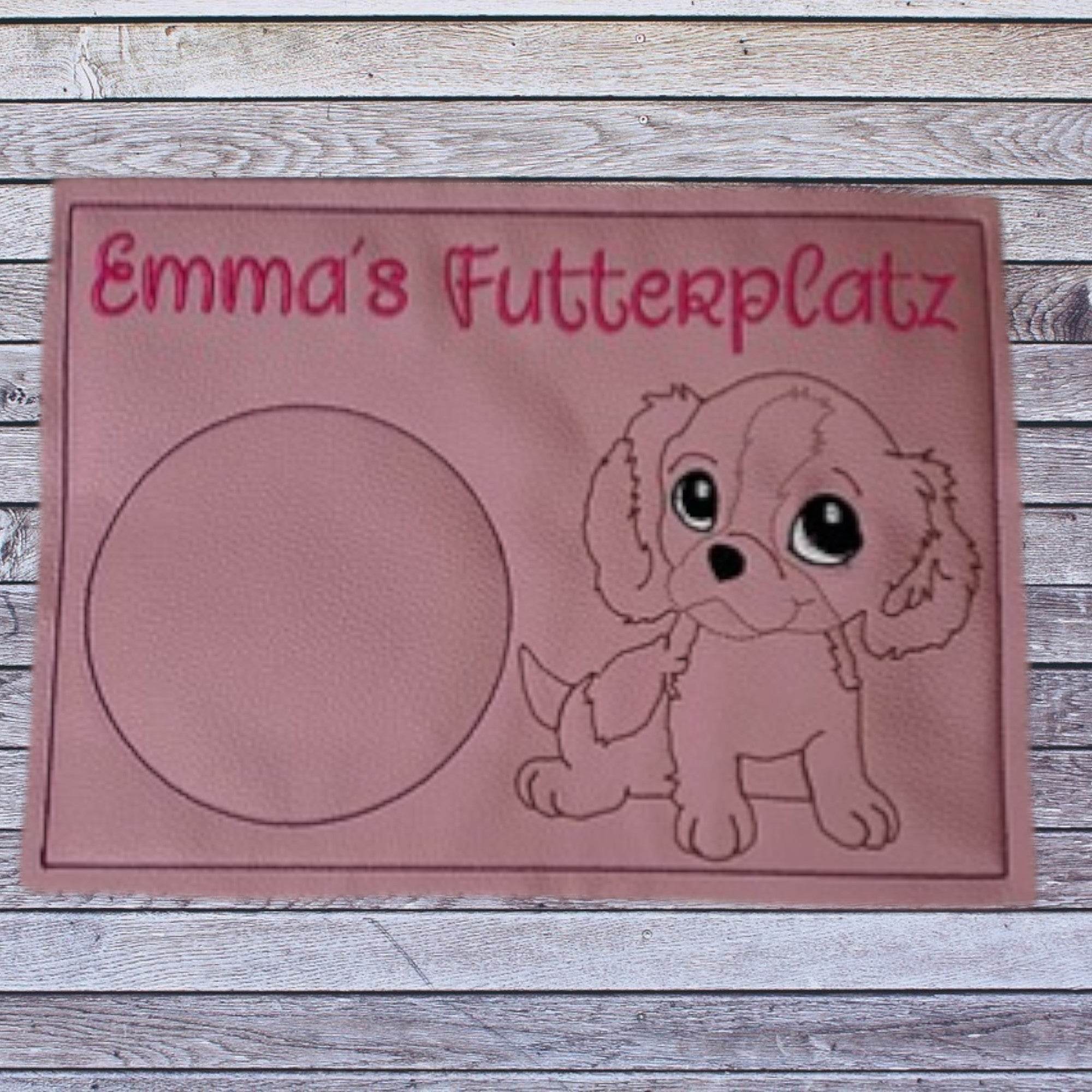 Stickdatei Napfunterlage Hund Set 713 - Sewando