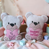 Stickdatei Teddy XXL mit Fussball Herz Set 2690