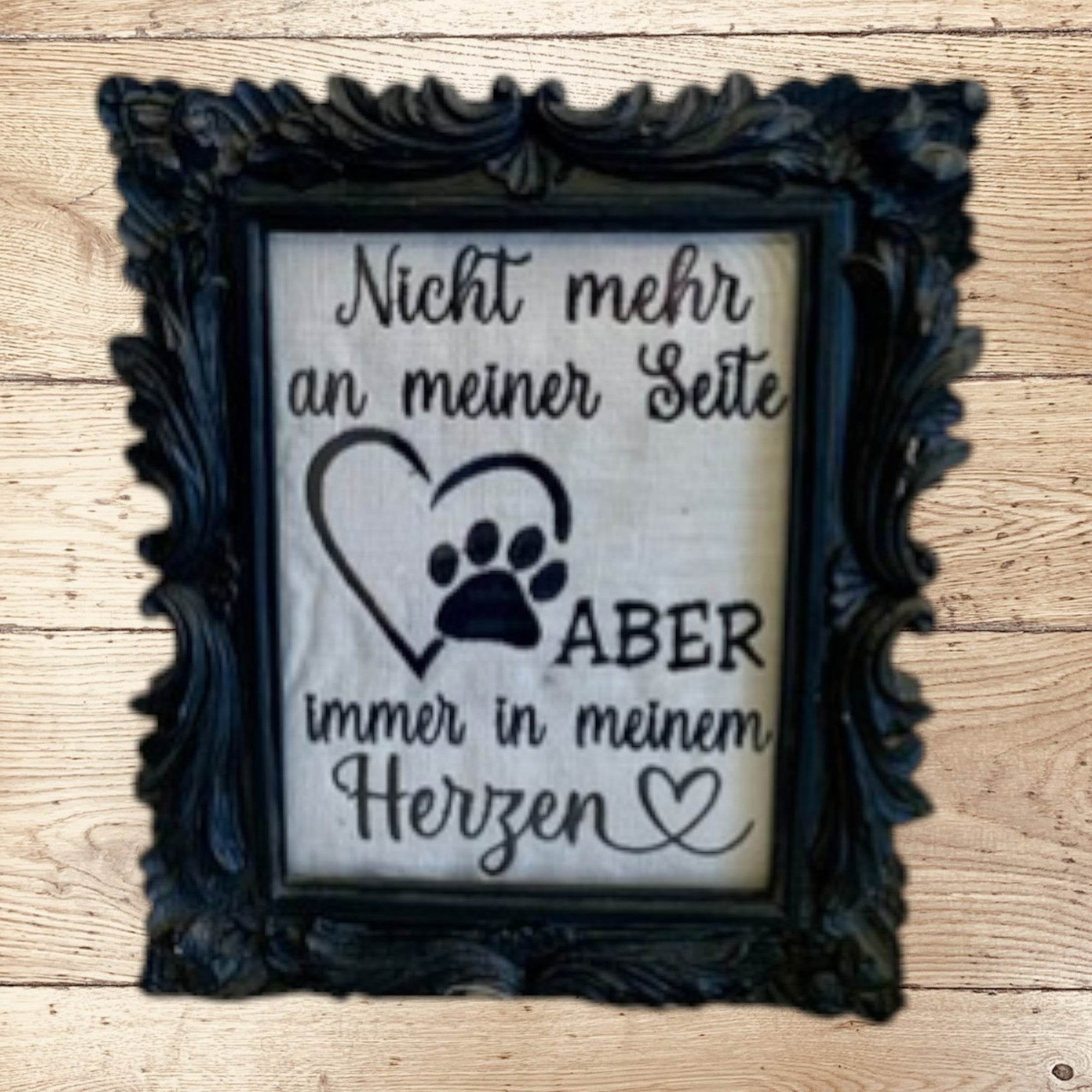 Stickdatei Trauer Haustier Für immer in meinem Herzen Set 915 - Sewando