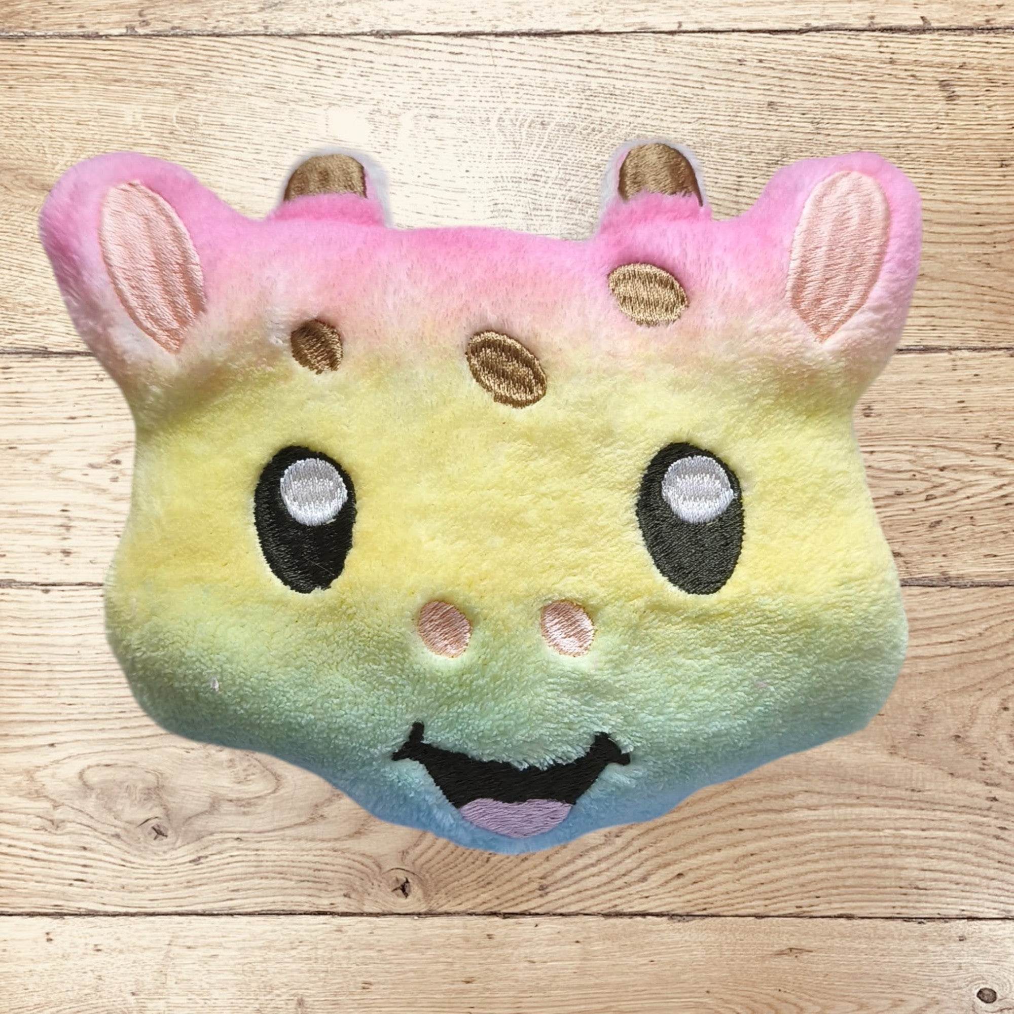 Stickdatei Giraffe Kopf Kuscheltier In the Hoop 666 - Sewando