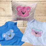 Stickdatei Teddy Kopf Applikation Set 2572