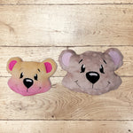 Stickdatei Teddy Kuscheltier Kopf 13x18 Rahmen Set 2560b - Sewando