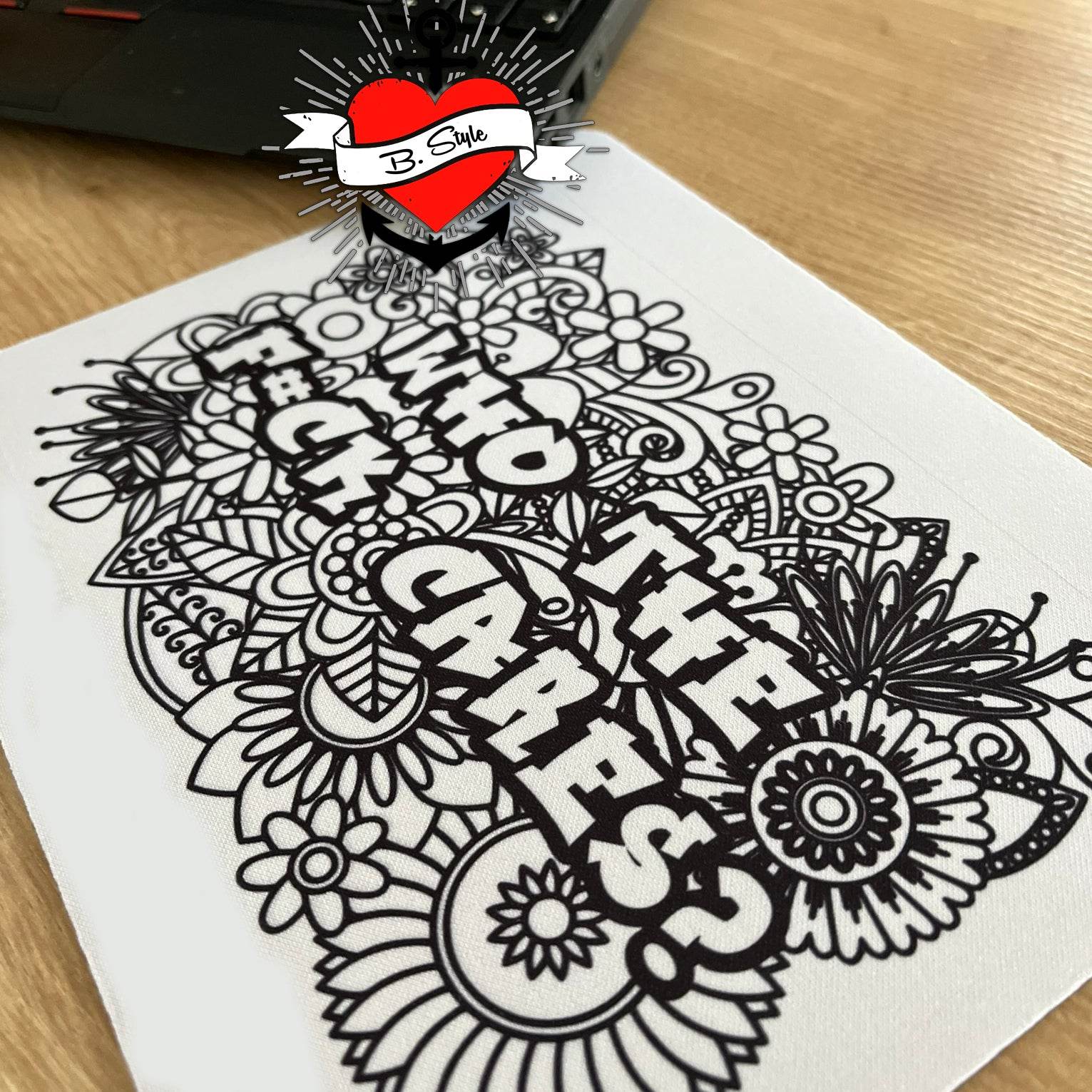 *Who the f*ck cares?* Plotterdatei - Sewando