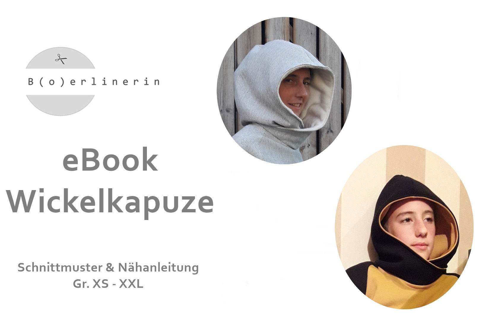 Ebook Wickelkapuze ADD ON XS - XXL - Sewando