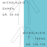 KOMBI Ebook Wickelkleid Teens 128-170+ Damen 36-50