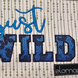 Stickdatei Set: WILD in 7 Varianten für 13x18 inkl Anleitung - Animalprint Statement