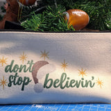 Plotterdatei "don´t stop believin´" – Weihnachtsmotiv für Shirts, Hoodies & Geschenke DXF | SVG | JPEG