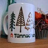 Plotterdatei Tannenbäume – für Weihnachtsdeko, Karten und Textilien SVG | DXF | JPEG + Karten-PDF