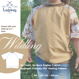 Wildling – das mitwachsende Wende-Raglanshirt (bis zu 4 Größen, kein Vorder-/Rückenteil) Englisch