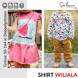 Shirt Wiliala LEGER, Schnittmuster Grösse 50-164