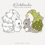 Plotterdatei | Winterhörnchen : - Sewando