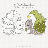 Plotterdatei | Winterhörnchen : - Sewando