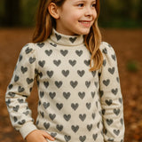 Schnittmuster Rollkragenpullover Winterkind Gr. 86-164 3 Weiten je Größe