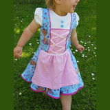 Ebook "Jerseykleid Dirndl Freya" 68-116 (+lange Ärmel) Schnittmuster