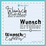 Plotter- und Laserdatei Wunscherfüller - Sewando
