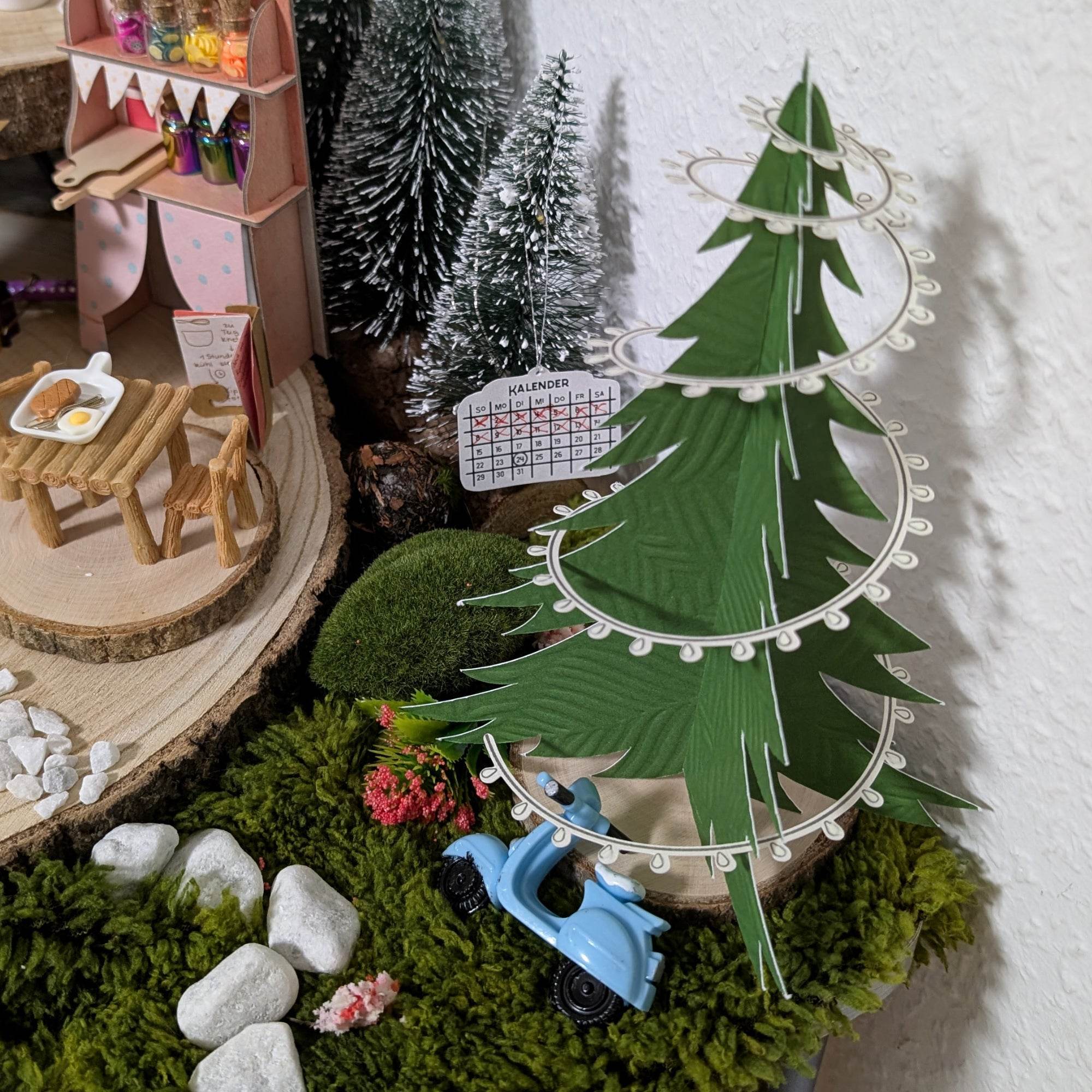 Plotterdatei Wichtel Box Weihnachtsdeko - Sewando