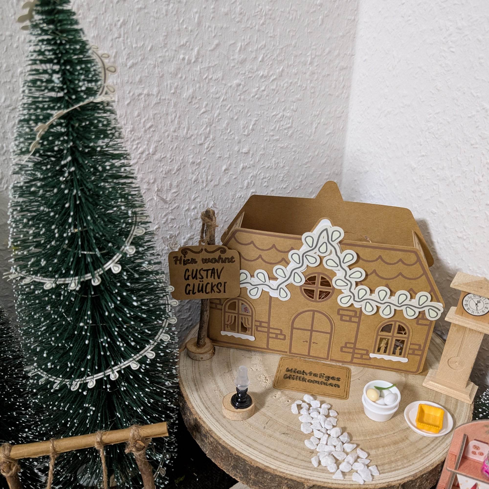 Plotterdatei Wichtel Box Weihnachtsdeko - Sewando