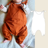 Romper "Milo" /  Einteiler aus Webstoffen /  Schnittmuster :