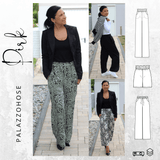 Schnittmuster Palazzohose Hose PIRK Gr. 32-54 : - Sewando