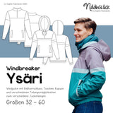 Schnittmuster Windjacke, Windbreaker Ysäri - Größen 32 - 60 - Sewando