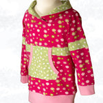 Yuna – Sweatkleid oder Longhoodie mit Teilungsnähten Gr. 86-158 - Sewando