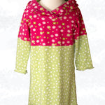 Yuna – Sweatkleid oder Longhoodie mit Teilungsnähten Gr. 86-158 - Sewando