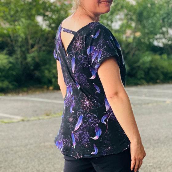 Schnittmuster Main GreatOne – Shirt / Tunika mit überschnittenen Ärmeln – 36-50 - Sewando