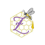 Stickdatei - Bienen-Monogramme A-Z - Sewando