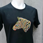 Stickdatei Zebra Scribble in 4 Größen - Sewando
