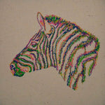 Stickdatei Zebra Scribble in 4 Größen - Sewando